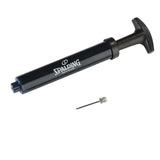 Spalding Dual-Action Portable Hand-Held Air Pump with Inflation Needle For All Sport Balls, 6-in