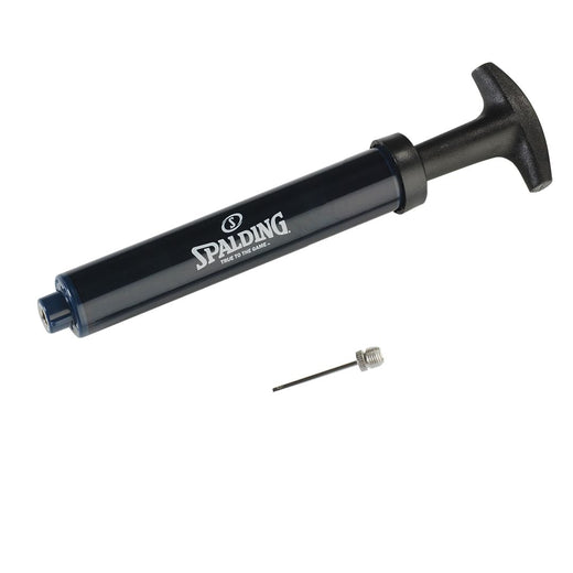 Spalding Dual-Action Portable Hand-Held Air Pump with Inflation Needle For All Sport Balls, 6-in