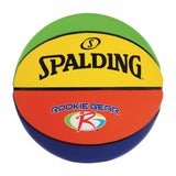 Spalding Rookie Gear Youth Kids' Indoor/Outdoor Multi-Colour Composite Basketball, Size 5 (27.5-in) image 3