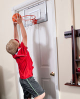 Spalding Slam Jam Indoor Over-the-Door Mounting Mini Basketball Hoop & Net with Ball image 3