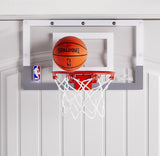 Spalding Slam Jam Indoor Over-the-Door Mounting Mini Basketball Hoop & Net with Ball image 5