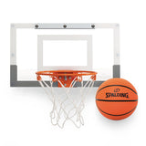 Spalding Slam Jam Indoor Over-the-Door Mounting Mini Basketball Hoop & Net with Ball image 7