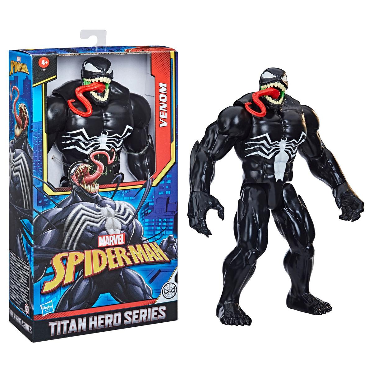 Spiderman Titan Deluxe Venom Action Figure for Ages 4+