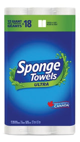 SpongeTowels Ultra Choose-A-Size Giant Roll Paper Towels, 2-ply, 12-pk image 2