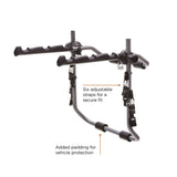 SportRack SR3162 Back-Up 3-Bike Trunk Mount Bike Rack with 6 Adjustable Straps, Granite Grey image 7