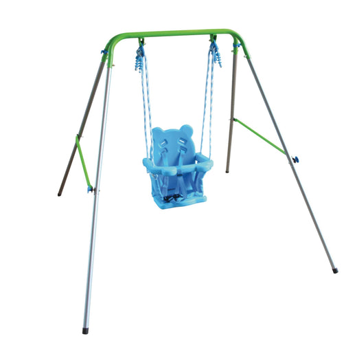 Sportspower Outdoor Foldable Metal/Steel Swing Set, Ages 12-36 Months, 55-lb Capacity