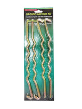 Sportspower Outdoor Heavy Duty Steel Swing Set Anchors, 4-pk