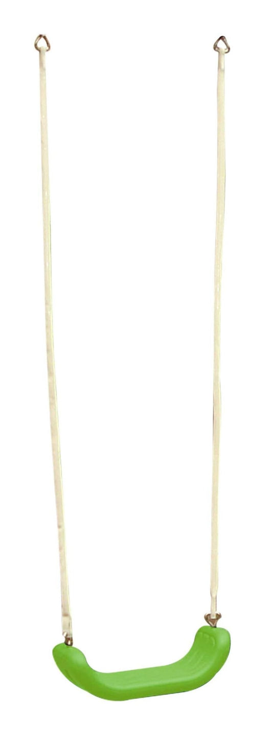 Sportspower Outdoor Replacement Swing Seat with Two Rings and a Rope, Ages 4+, Green