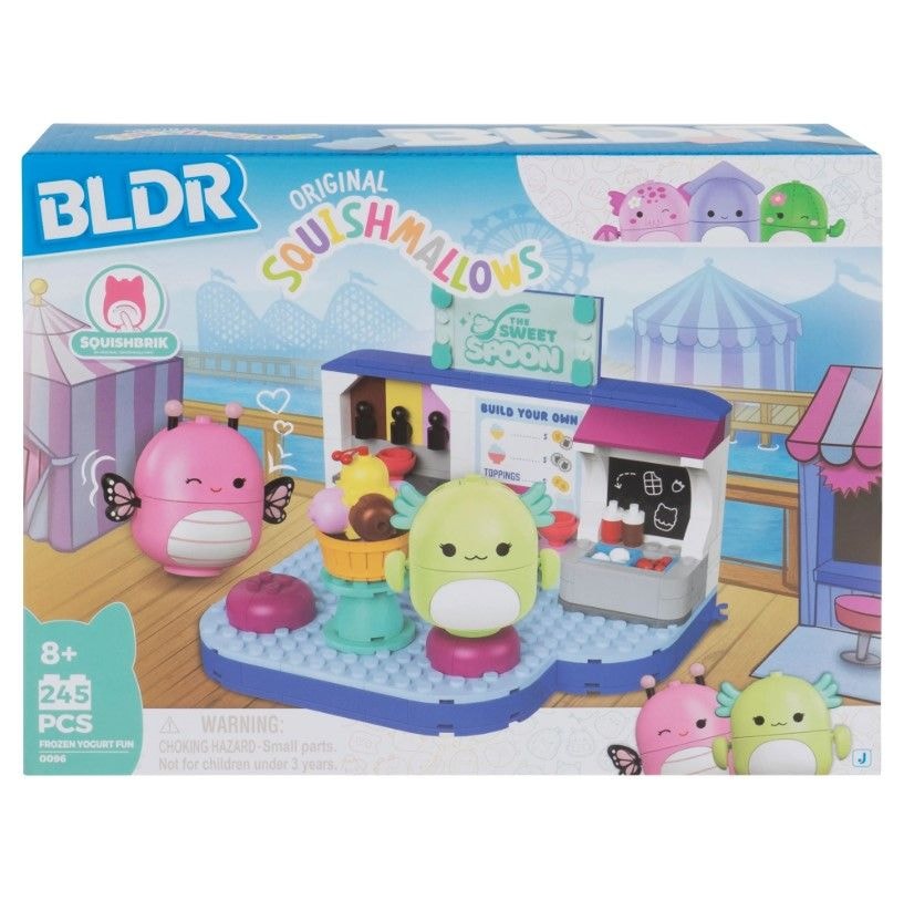 Squishmallows BLDR Medium Character Playset, 2-in, 2-pc
