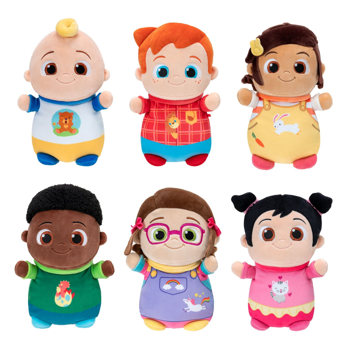 Squishmallows HugMees CoComelon Baby JJ Plush Doll, 10-inch Soft Plush Toy