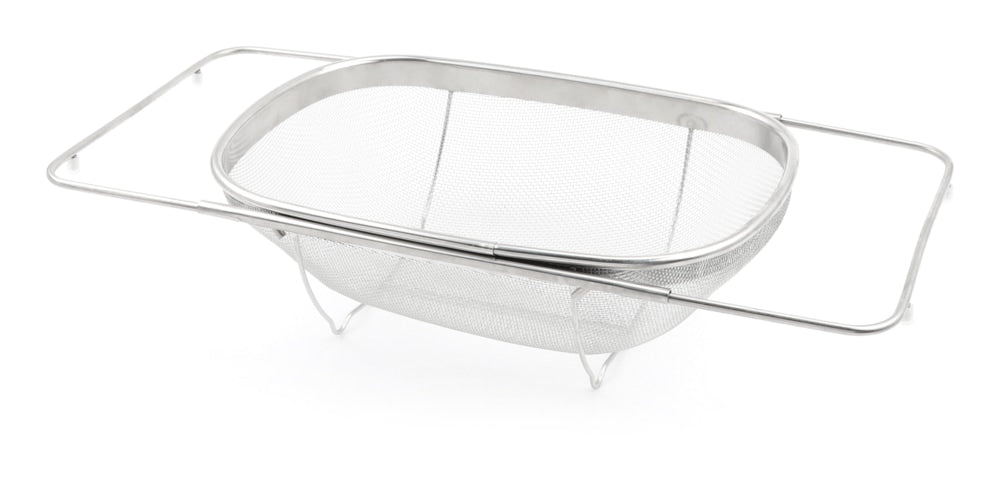 Stainless Steel Expandable Strainer, 13.5 x 9.5-in, 3.21-L