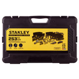 Stanley 253 Piece Black Chrome Socket Set