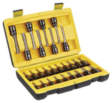 Stanley Professional Grade Black Chrome Hex Bit Socket Set, 27-pc, SAE/Metric