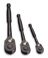 Stanley Professional Grade Black Chrome Ratchet Set, 3-pc
