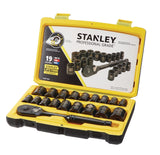 Stanley Professional Grade Black Chrome Socket Set, 19-pc, SAE/Metric image 3