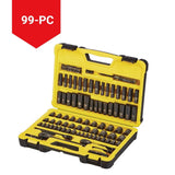 Stanley Professional Grade Black Chrome Socket Set, 99-pc, SAE/Metric image 5