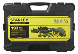Stanley Professional Grade Black Chrome Socket Set, SAE/Metric, 197-pc image 3