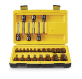 Stanley Professional Grade Black Chrome Torx Bit Socket Set, 26-pc, SAE/Metric image 3