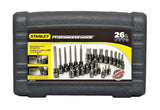 Stanley Professional Grade Black Chrome Torx Bit Socket Set, 26-pc, SAE/Metric image 4
