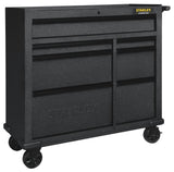 Stanley Rolling Tool Storage Cabinet with 7 Drawers, Power Bar with USB, Black, 42-in