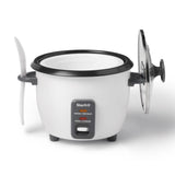 Starfrit 300W 6-Cup White Rice Cooker with Steam Basket image 3