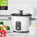 Starfrit 300W 6-Cup White Rice Cooker with Steam Basket image 8