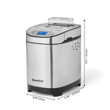 Starfrit Bread Maker with 12 Digital Functions, Stainless Steel, 2lb image 8