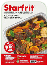 Starfrit Disposable Aluminum Half Steam Table Pan, 10-pk image 3