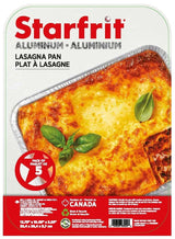 Starfrit Disposable Freezer Safe Aluminum Lasagna Pan, 5-pk image 2