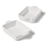 Starfrit Gourmet Bistro Cooking Dishes, 2 Piece, White