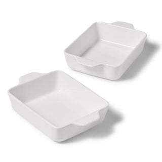 Starfrit Gourmet Bistro Cooking Dishes, 2 Piece, White