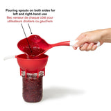 Starfrit Half Pint Dishwasher Safe Canning Ladle, Red image 4