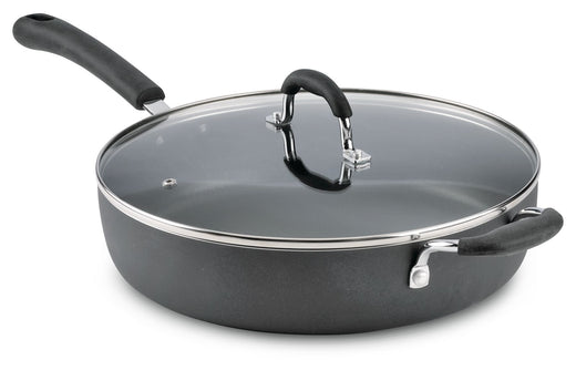 Starfrit Jumbo Cooker, Non-Stick, Dishwasher Safe, Black, 5qt