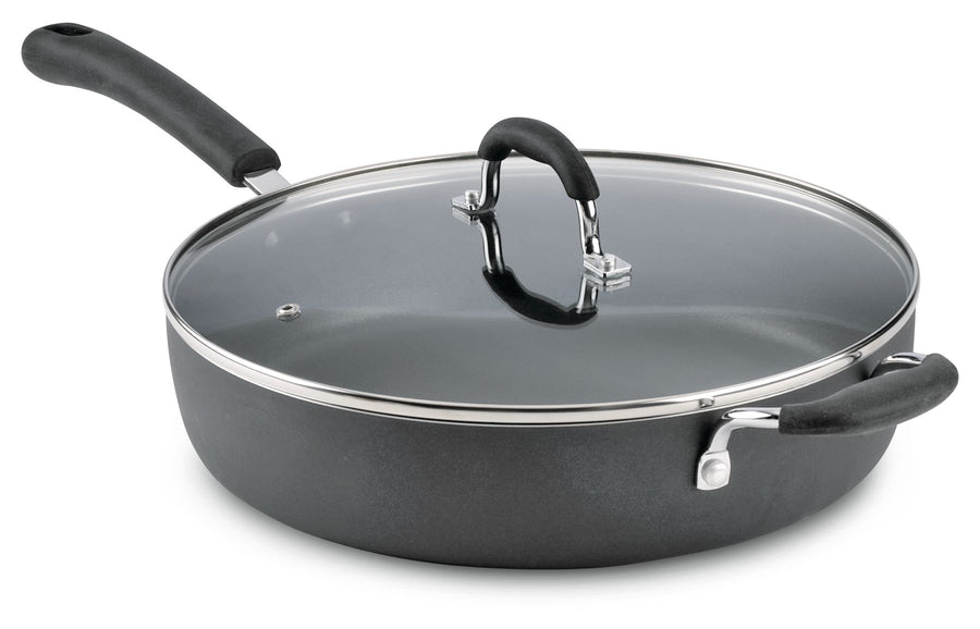 Starfrit Jumbo Cooker, Non-Stick, Dishwasher Safe, Black, 5qt