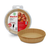 Starfrit Round Non-Stick Parchment Paper Air Fryer Liner, 50-pk