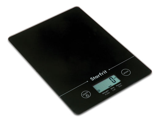 Starfrit Slim Glass Kitchen Scale, 5-kg, Assorted
