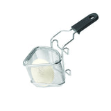 Starfrit Stainless Steel 2-Way Draining Fondue Cooking Basket with Heat-Resistant Handle, 3.7-in image 2