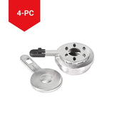 Starfrit Stainless Steel Fondue Burner Set, One-Size, Adjustable, 4-pc image 6