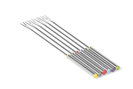 Starfrit Stainless Steel Fondue Fork Set, Dishwasher Safe, One Size, 6-pc