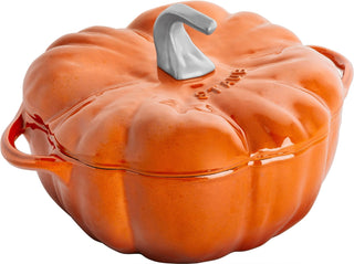 STAUB 3.5-qt Cinnamon-Coloured Cast Iron Pumpkin Cocotte