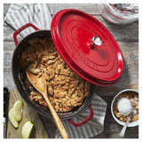 STAUB 5.5L / 5.75QT OVAL COCOTTE - CHERRY image 2