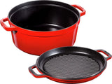 STAUB BRAISE and GRILL 28CM 6L / 6.45QT