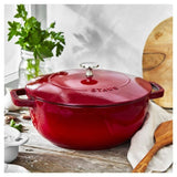 STAUB FRENCH OVEN 3.6L / 3.75QT 24CM CHERRY image 2