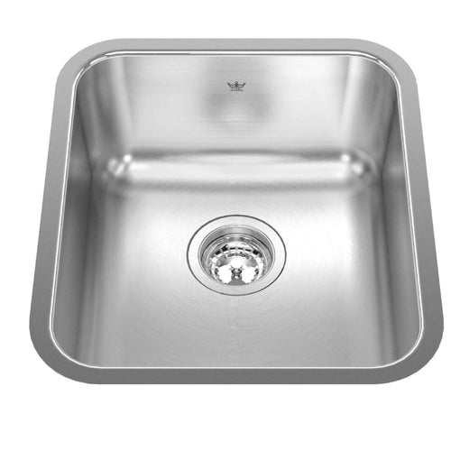 Steel Queen Single Stainless Steel Sink, 15.75x17.75-in