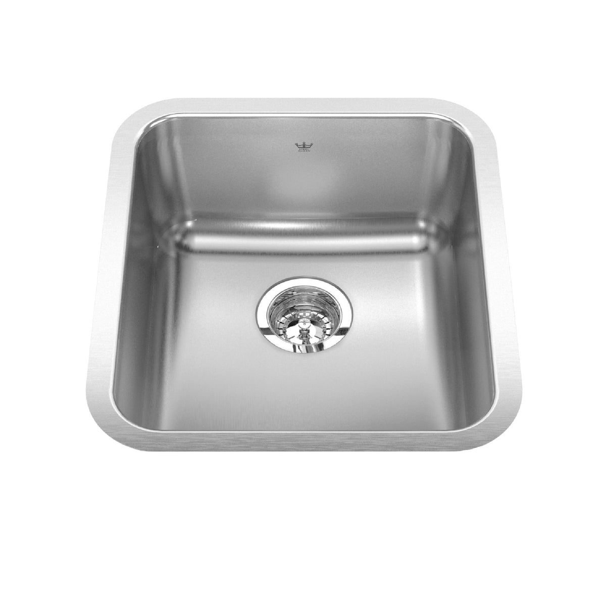Steel Queen Single Stainless Steel Sink, 16.75x18.75-in