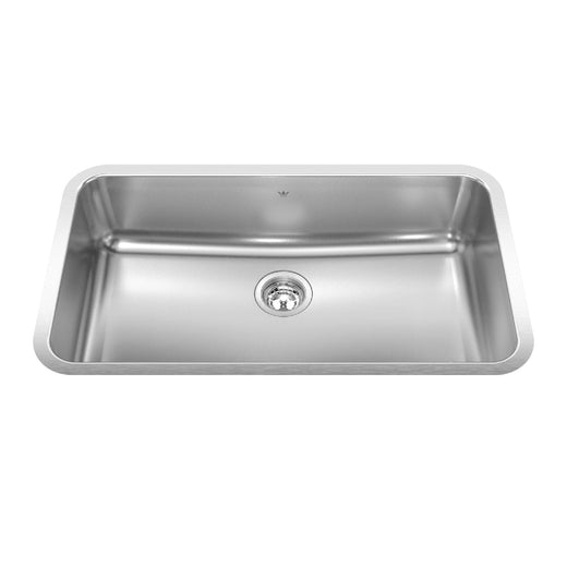Steel Queen Single Stainless Steel Sink, 32.75x18.75-in