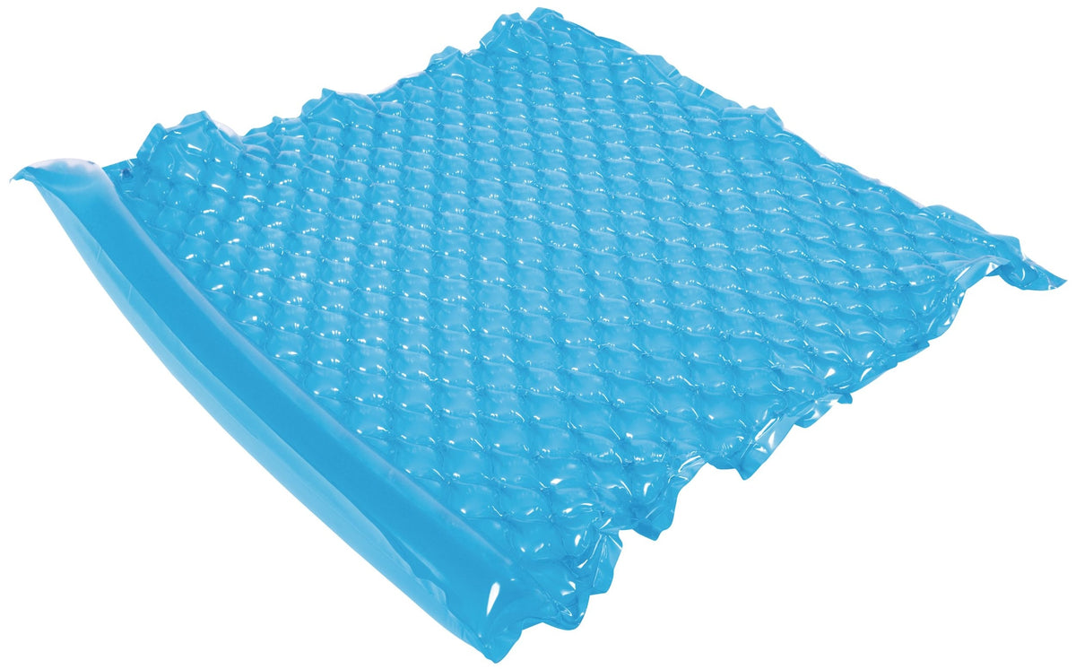 Stella and Finn Floating 2-Person Mat Pool Float/Lounger, Blue, 85 1/2 x 72-in