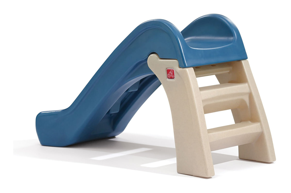 Step2 Outdoor Portable Play & Fold Jr. Baby Slide, Blue, Ages 1.5+