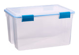 Sterilite Clear Storage Box with Gasketed Lid, 51-L image 2