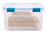 Sterilite Clear Storage Box with Gasketed Lid, 51-L image 3